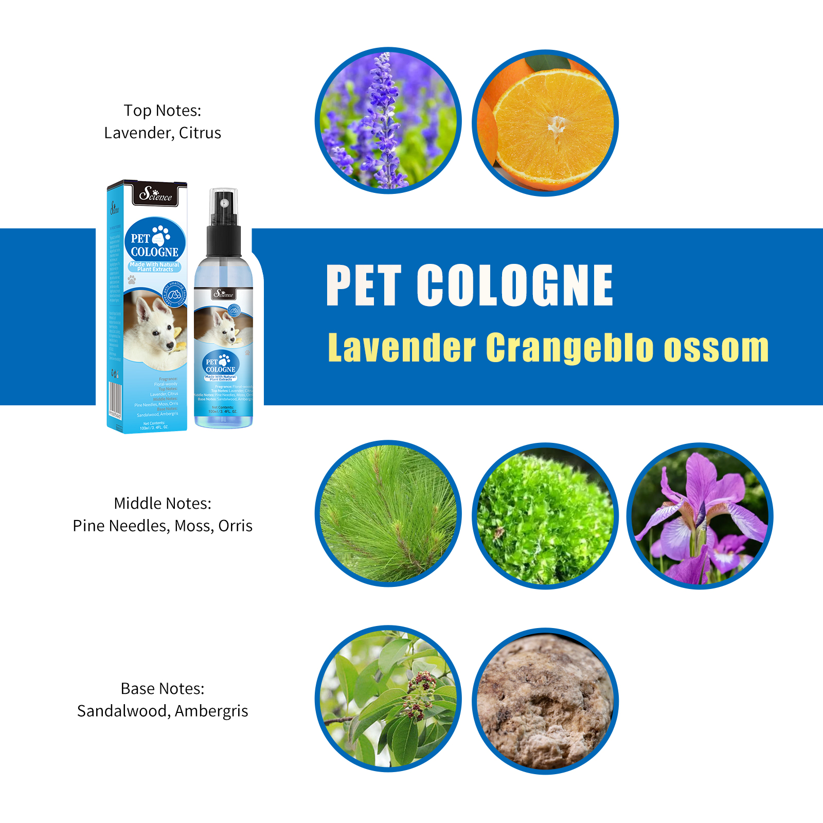 100 Ml Pet Deodorizing Perfume - Perfume Fragrance Shampoo ulasan dan harga